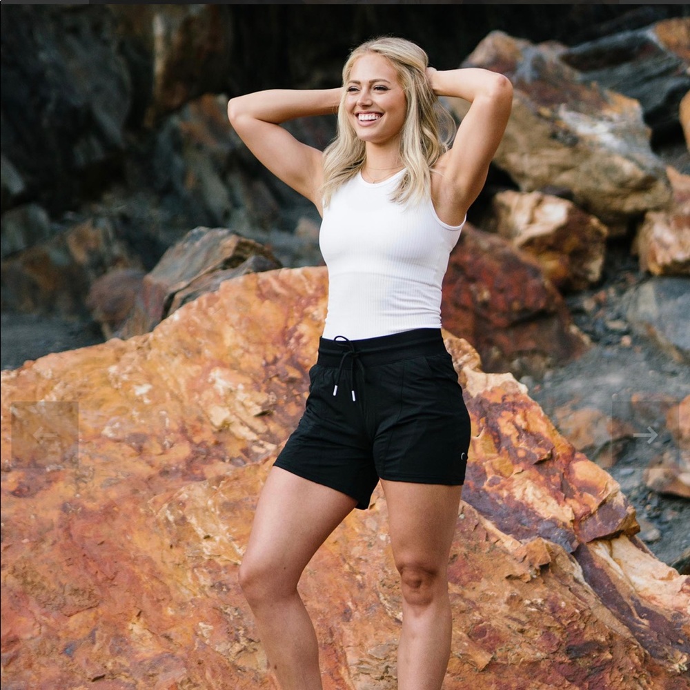 Zyia Active Black Canyon Shorts XL FITS LIKE MED